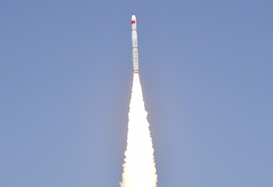 Старт ракеты «Чанчжэн-11»