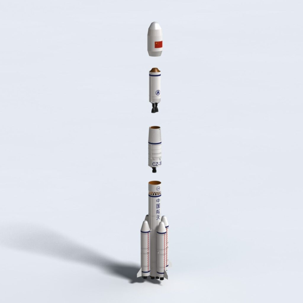 Конструкция ракеты «Чанчжэн-3В»