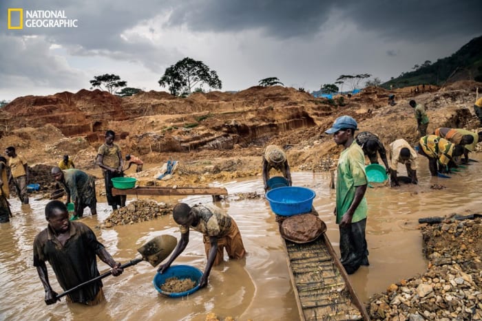 Золотодобыча в Африке оказывает влияние на окружающую среду